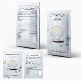 面膜包装平面图 