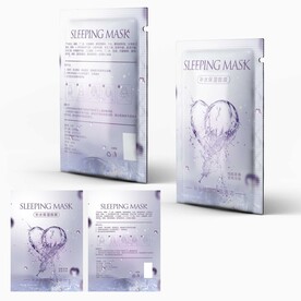 面膜包装平面图 