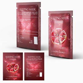 面膜包装平面图 