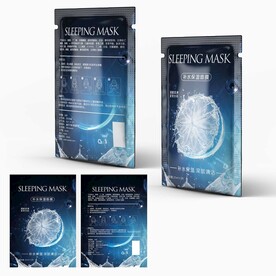 面膜包装平面图 