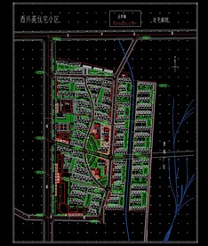 居住小区总平面图