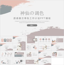 兰蒂色工作计划