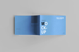 长方形画册样机