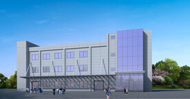 办公楼建筑外观设计案例效果图