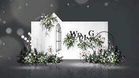 法式小香风婚礼效果图