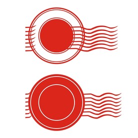 矢量促销标签公章印章元素