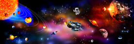 巨幅宇宙星空