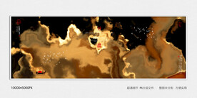 中国风玄关意境装饰画