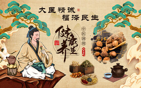 健康养生背景设计