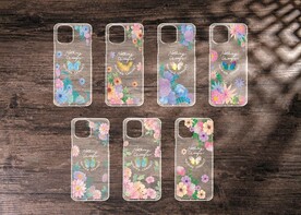蝴蝶花朵手机壳
