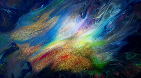 流体彩墨艺术晕染 