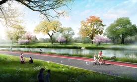 生态步道效果图