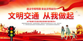 交通安全展板