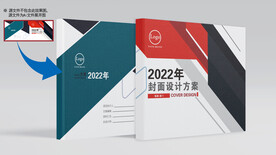 项目画册 创意方案封面设计