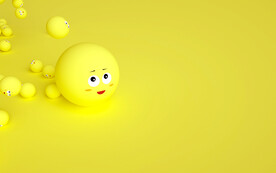 红色表情主图背景图（含C4D）