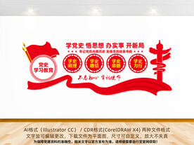 党史学习教育文化墙