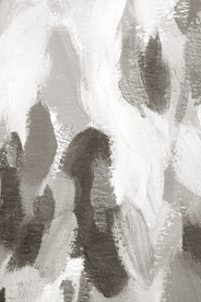 轻奢装饰画 灰白抽象画