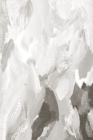 轻奢装饰画 灰白抽象画