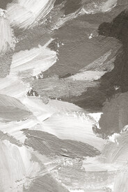 轻奢装饰画 灰白抽象画