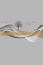 高清分层透明底推拉门打印图