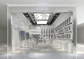 服装市场效果图