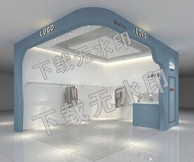 服装市场效果图