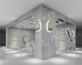 服装市场效果图