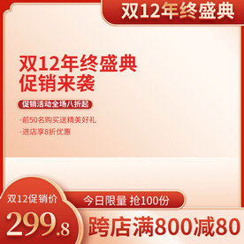 红色主图双十二主图