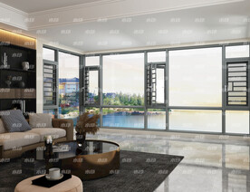 三道隔热窗纱一体