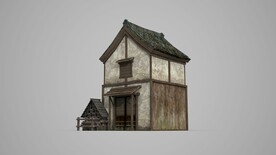 亚洲古代建筑民房商店