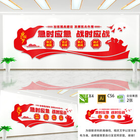 民兵之家文化墙