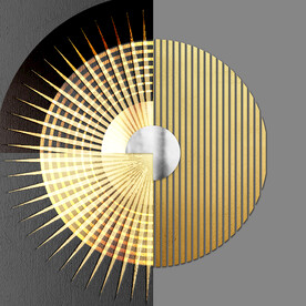 轻奢装饰画 圆形