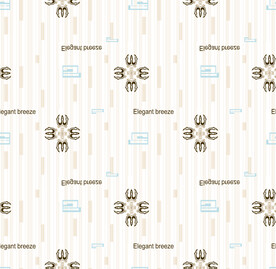 数码几何图印花