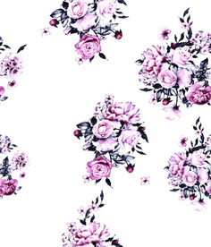 水墨画   玫瑰花