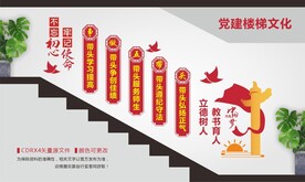 党员五带头楼梯文化