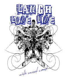 数码英文抽象裁片