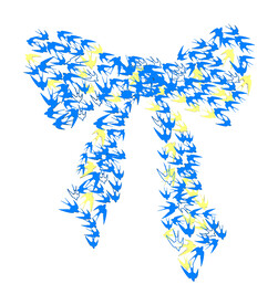 数码蝴蝶结裁片