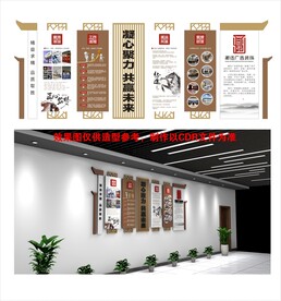 广告装修公司文化墙