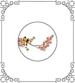 高清分层透明底推拉门打印图