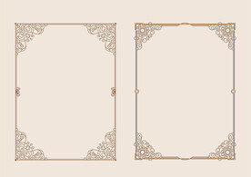 花纹边框