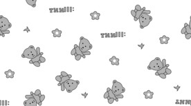 数码卡通娃娃熊