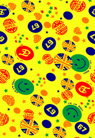 数码笑脸英文图案