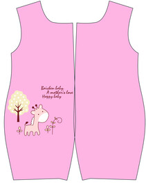 数码卡通连体裁片