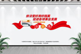 档案室标语文化墙