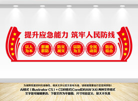 防灾减灾文化墙