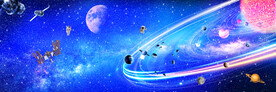 长幅绚丽星空