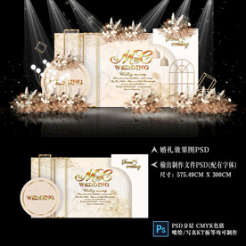 香槟色简约婚礼