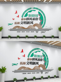 移风易俗PVC展板