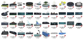 新中式镜面水景SU模型