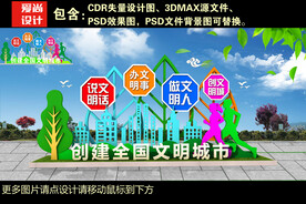 创建全国文明城市雕塑